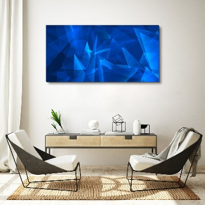 The sky is in shades of blue Print on canvas