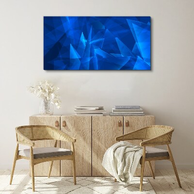 The sky is in shades of blue Print on canvas