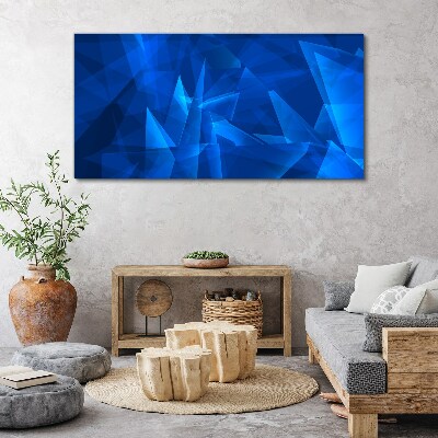 The sky is in shades of blue Print on canvas