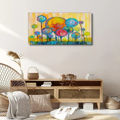 Abstract trees Canvas print