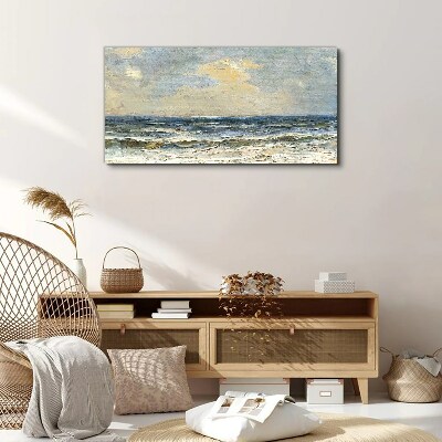 Calm sea on a summer day Print on canvas
