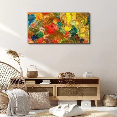 Colorful fruit composition Canvas wall art