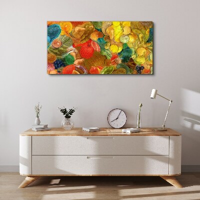 Colorful fruit composition Canvas wall art