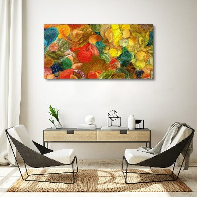 Colorful fruit composition Canvas wall art