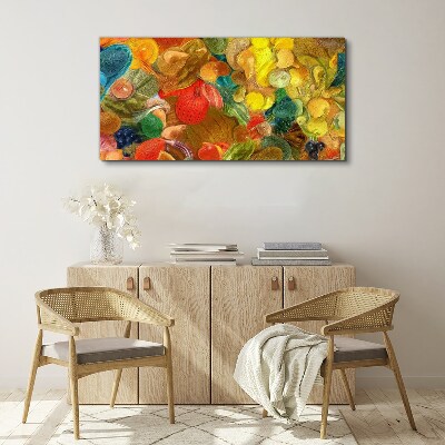 Colorful fruit composition Canvas wall art