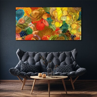 Colorful fruit composition Canvas wall art