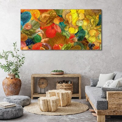 Colorful fruit composition Canvas wall art