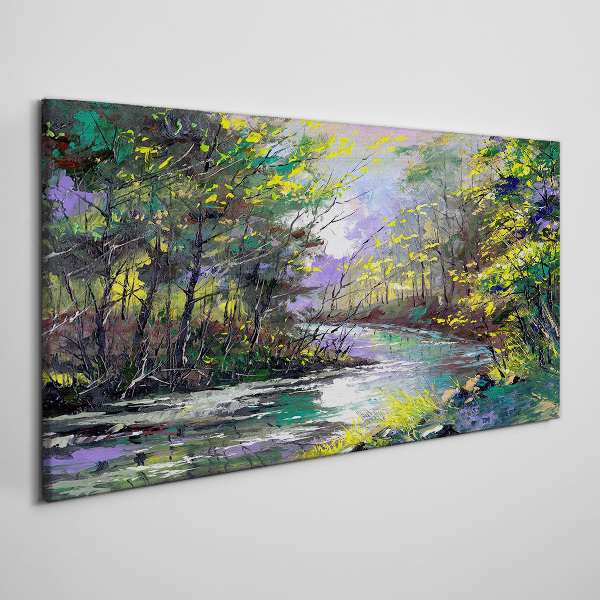 Green Oasis of Peace Print on canvas