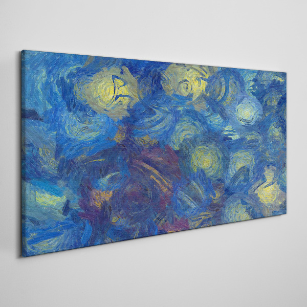 Stars in the night sky Canvas wall art