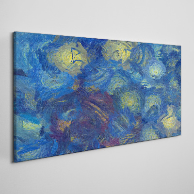 Stars in the night sky Canvas wall art