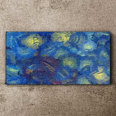 Stars in the night sky Canvas wall art