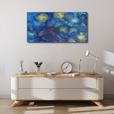 Stars in the night sky Canvas wall art
