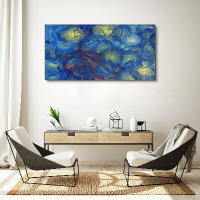 Stars in the night sky Canvas wall art