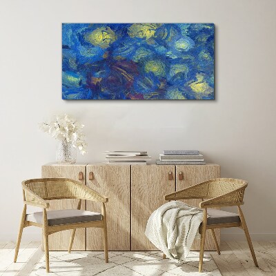 Stars in the night sky Canvas wall art