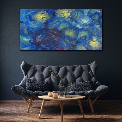 Stars in the night sky Canvas wall art