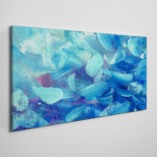 Ocean waves of colors Canvas wall art