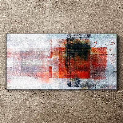 Abstract composition of colors Print on canvas