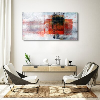 Abstract composition of colors Print on canvas