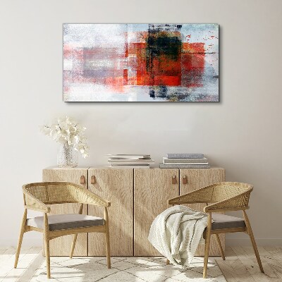 Abstract composition of colors Print on canvas