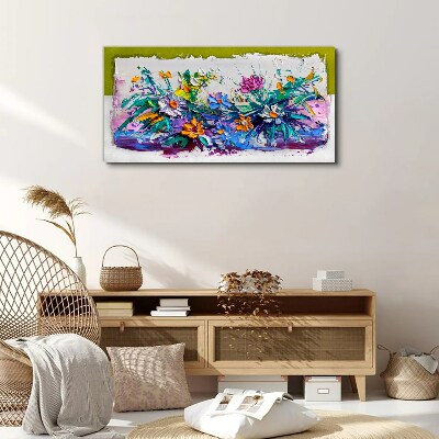 Painting flowers Canvas Wall art