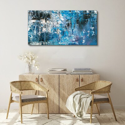 The cold breath of the ocean Canvas wall art