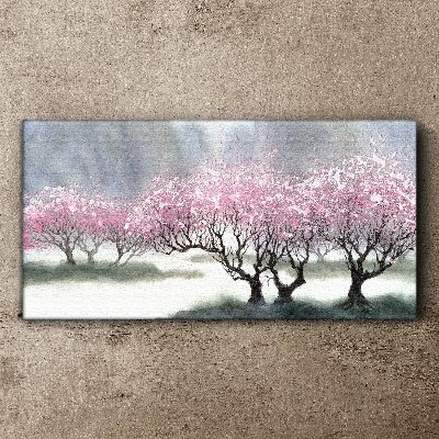 Painting tree Canvas Wall art