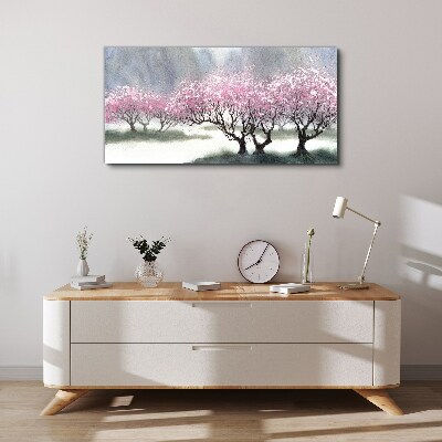 Painting tree Canvas Wall art