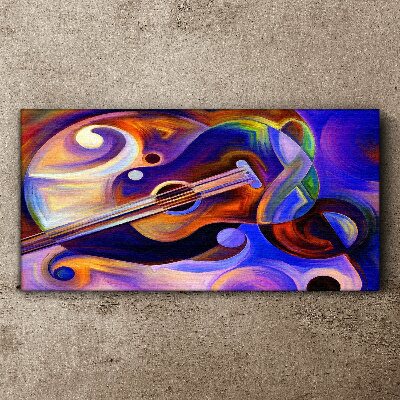 Musical harmony in colors Canvas wall art