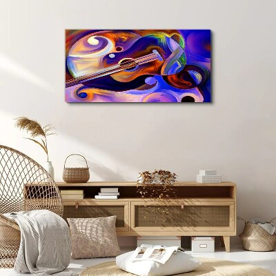 Musical harmony in colors Canvas wall art