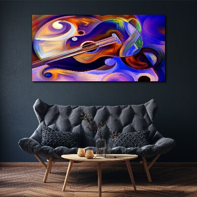 Musical harmony in colors Canvas wall art