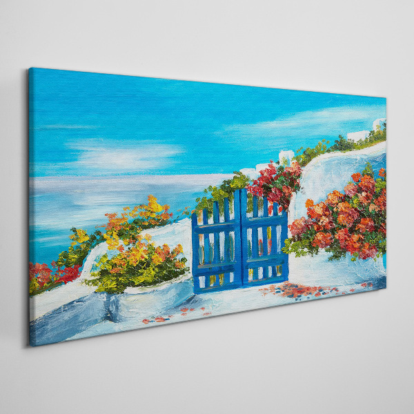 Gate to paradise Print on canvas