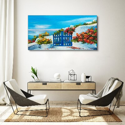 Gate to paradise Print on canvas