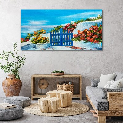 Gate to paradise Print on canvas