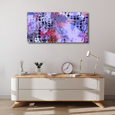Abstract landscape with a Japanese accent Canvas wall art