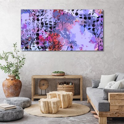Abstract landscape with a Japanese accent Canvas wall art