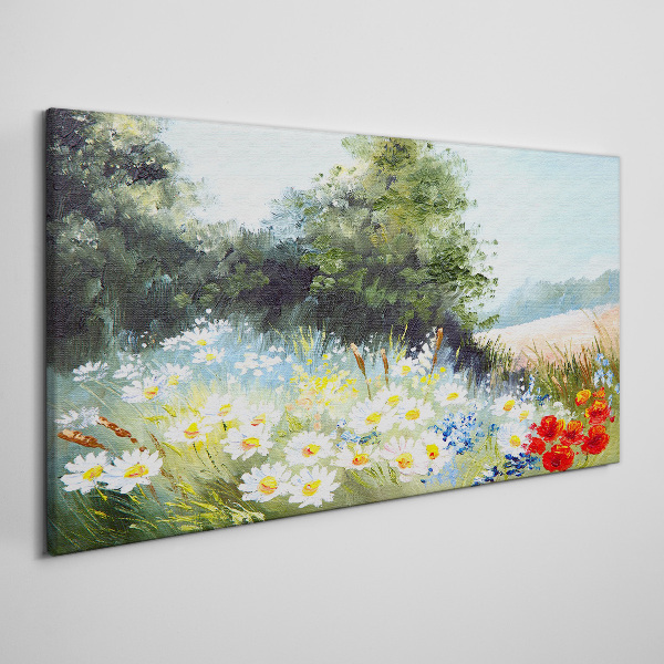 Nature flowers tree Canvas Wall art