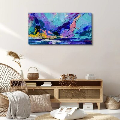 Painting abstraction Canvas Wall art