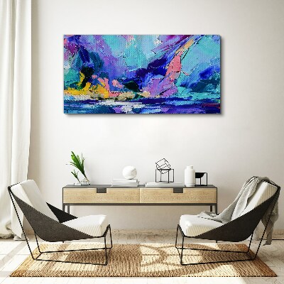 Painting abstraction Canvas Wall art