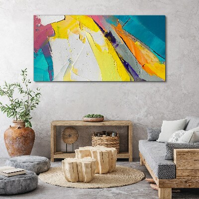 Colors in motion Canvas wall art