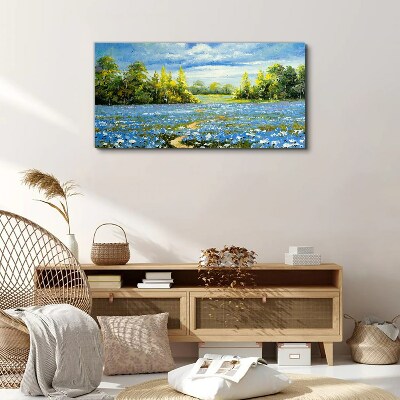 Nature flowers tree Canvas Wall art