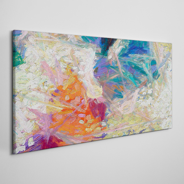 Colorful abstraction in motion Print on canvas