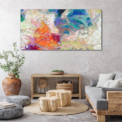 Colorful abstraction in motion Print on canvas