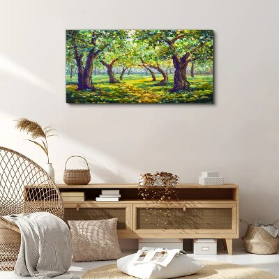 Forest nature Canvas Wall art