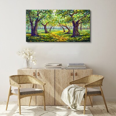 Forest nature Canvas Wall art