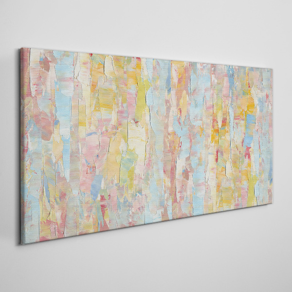 Pastel reflections in glass Canvas wall art
