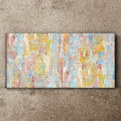 Pastel reflections in glass Canvas wall art