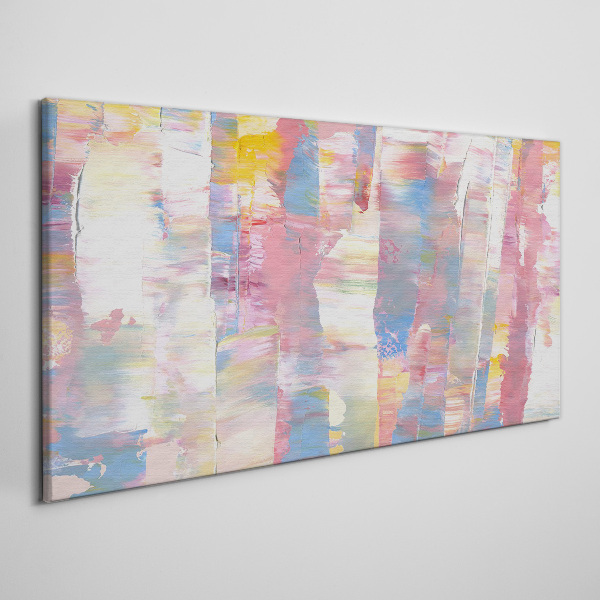 Pastel reflections on glass Canvas wall art
