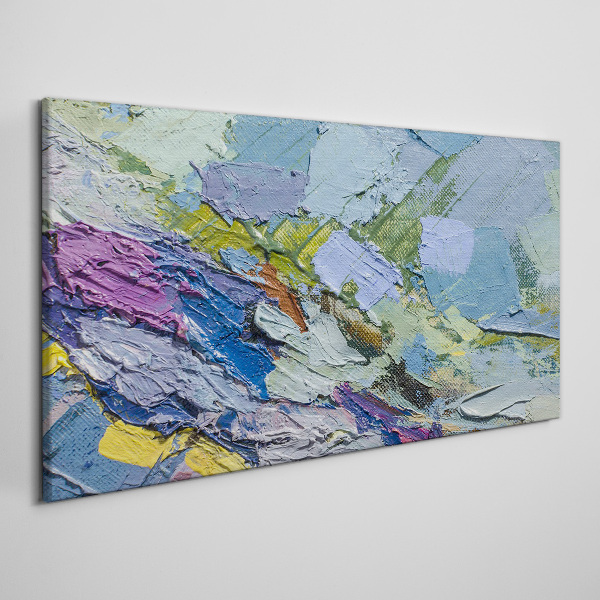 Abstract Mosaic of Colors Canvas wall art