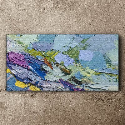Abstract Mosaic of Colors Canvas wall art