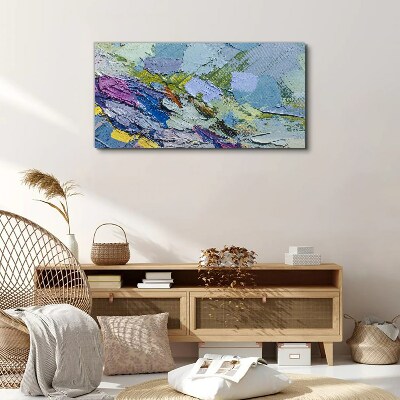 Abstract Mosaic of Colors Canvas wall art